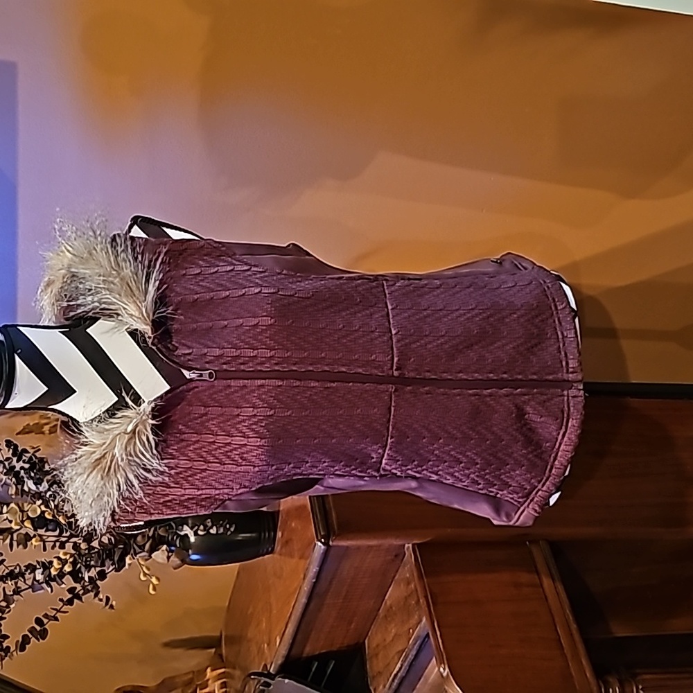 BKE Fur Trimmed Vest